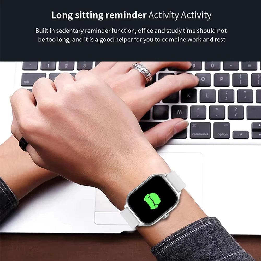 KESHUYOU Nuovo Smartwatch H9 Pro MAX con Display HD da 2.01 pollici, Chiamate Bluetooth, Avvisi di Messaggi e Modalità Sportive per Uomini e Donne.