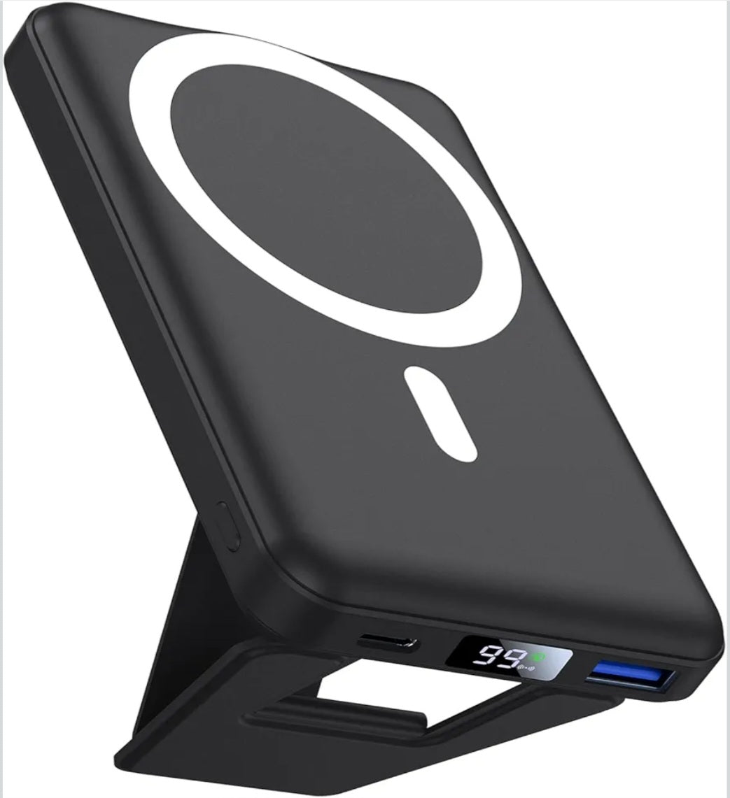 Power Bank per iphone, 10000mAh per Magsafe Powerbank Magnetico Caricabatterie Portatile Wireless PD 22.5W Ricarica Rapida Batteria Esterna per iPhone 17/15/14/13/12/Mini/Pro/Pro Max