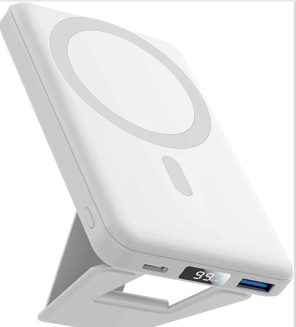 Power Bank per iphone, 10000mAh per Magsafe Powerbank Magnetico Caricabatterie Portatile Wireless PD 22.5W Ricarica Rapida Batteria Esterna per iPhone 17/15/14/13/12/Mini/Pro/Pro Max