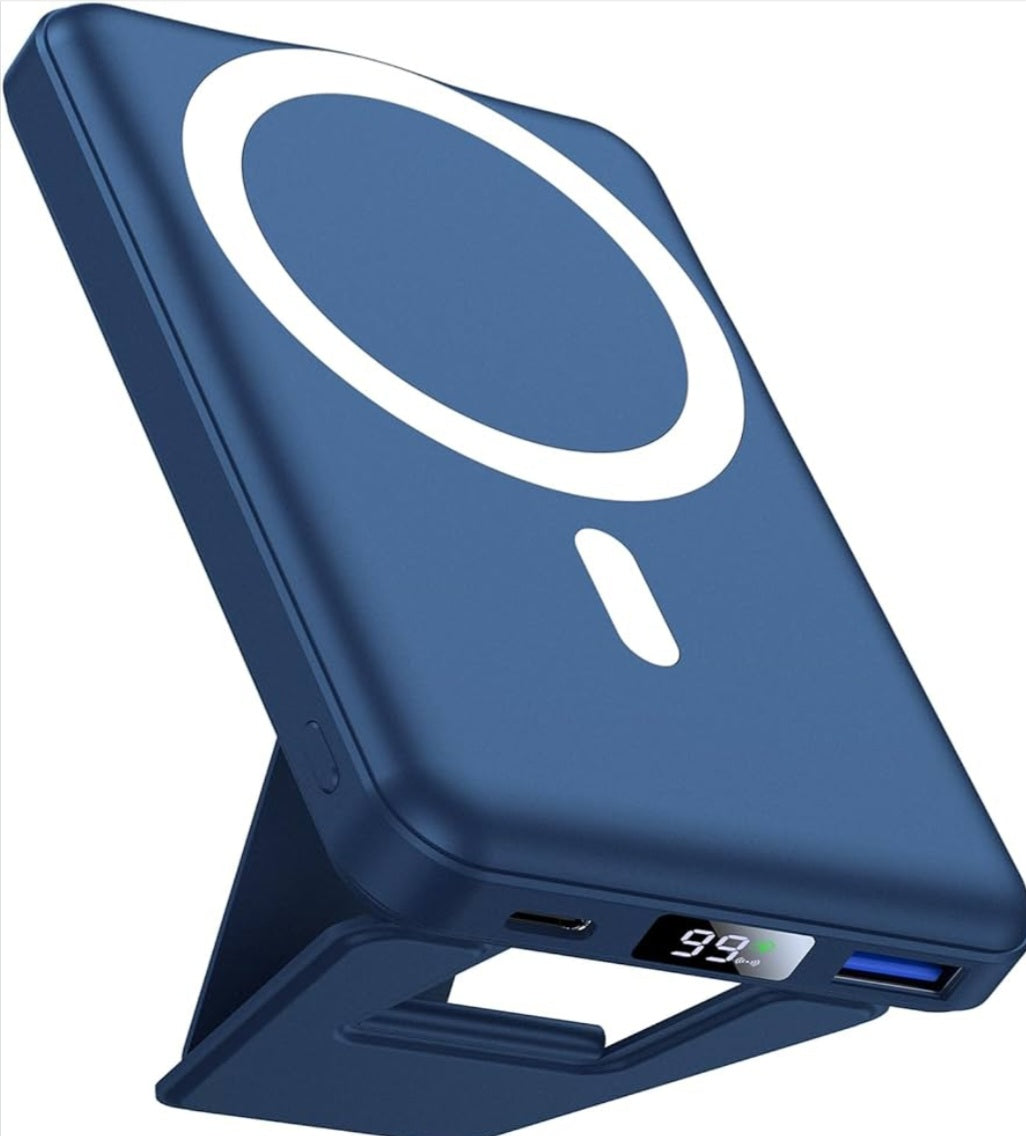 Power Bank per iphone, 10000mAh per Magsafe Powerbank Magnetico Caricabatterie Portatile Wireless PD 22.5W Ricarica Rapida Batteria Esterna per iPhone 17/15/14/13/12/Mini/Pro/Pro Max